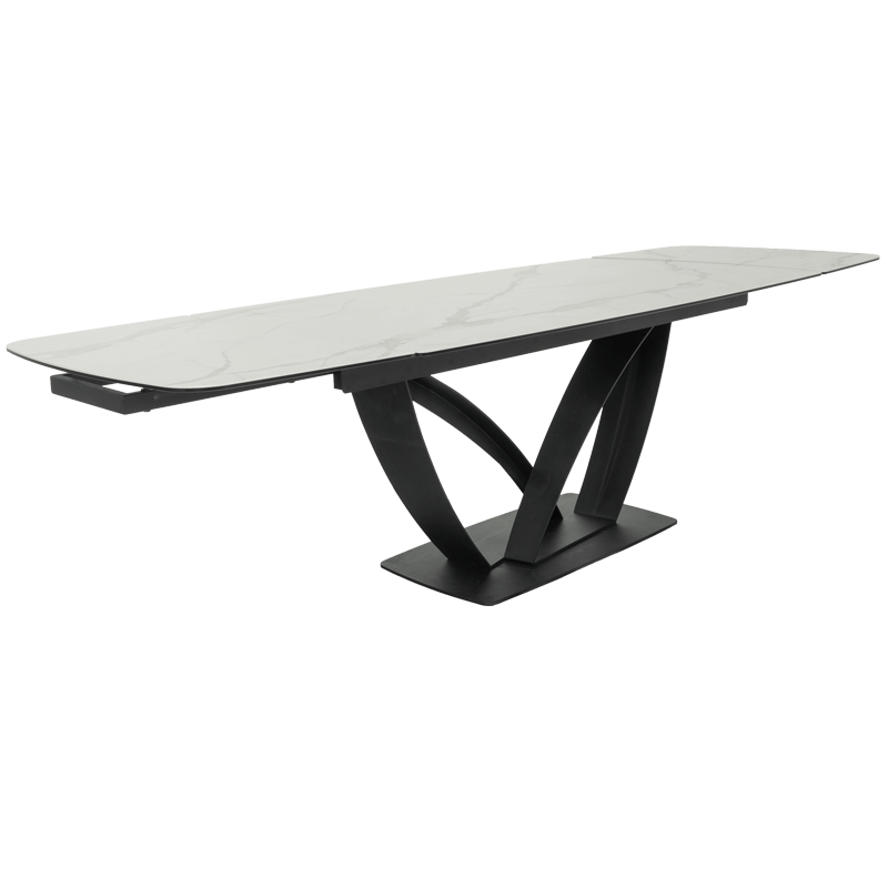 Разтегателна трапезна маса TORUN 2 - бяла