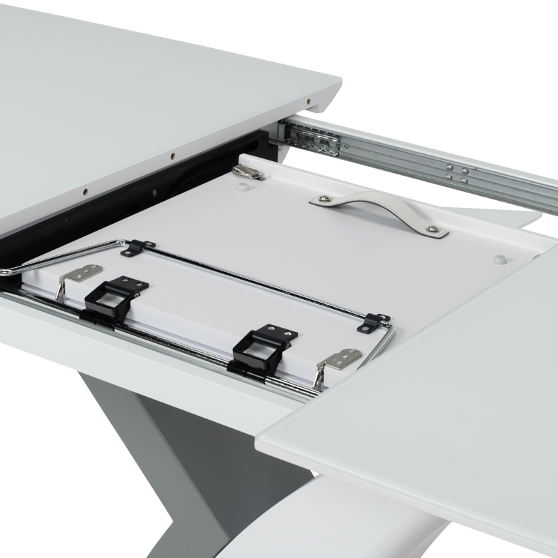 Разтегателна трапезна маса OMIS - бяла