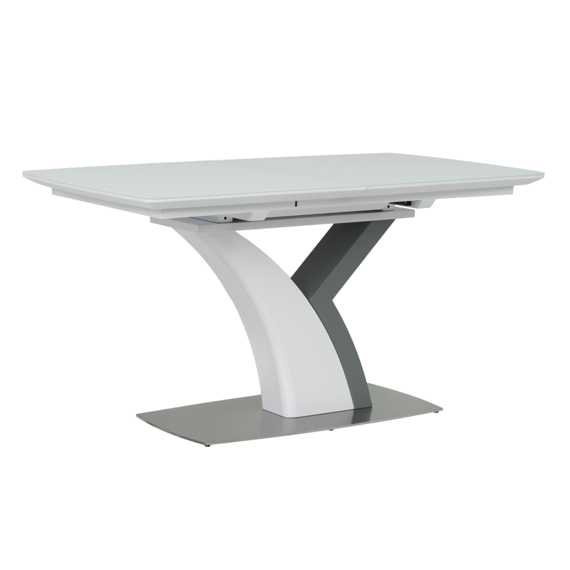 Разтегателна трапезна маса OMIS - бяла