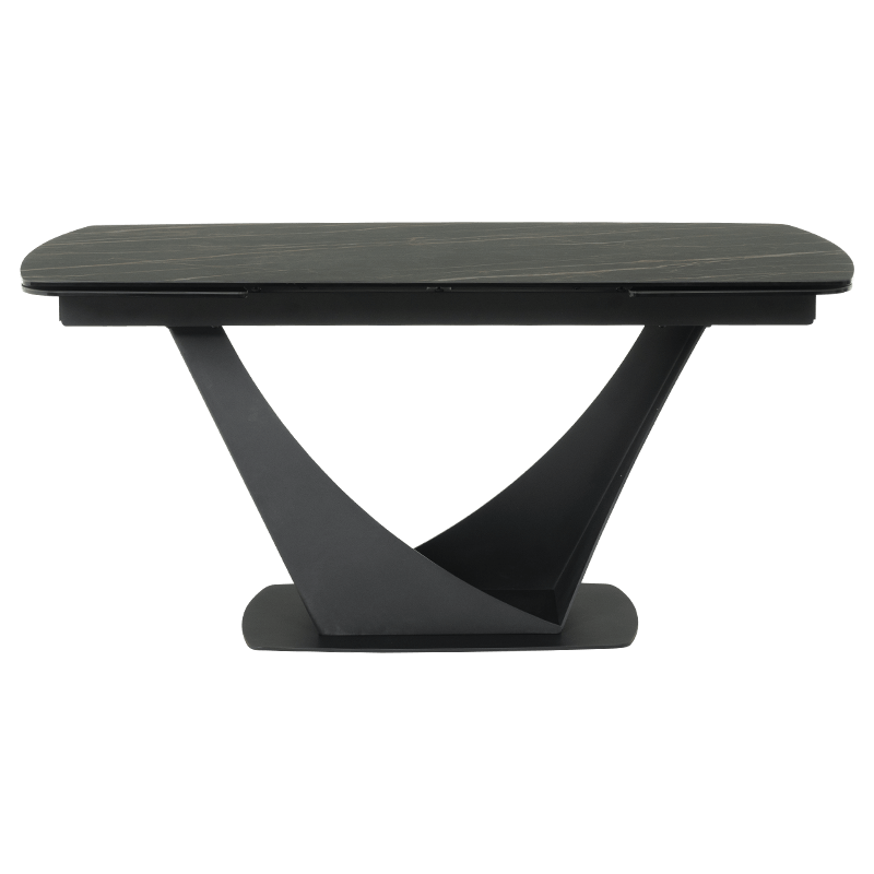 Разтегателна трапезна маса BOREK - черна