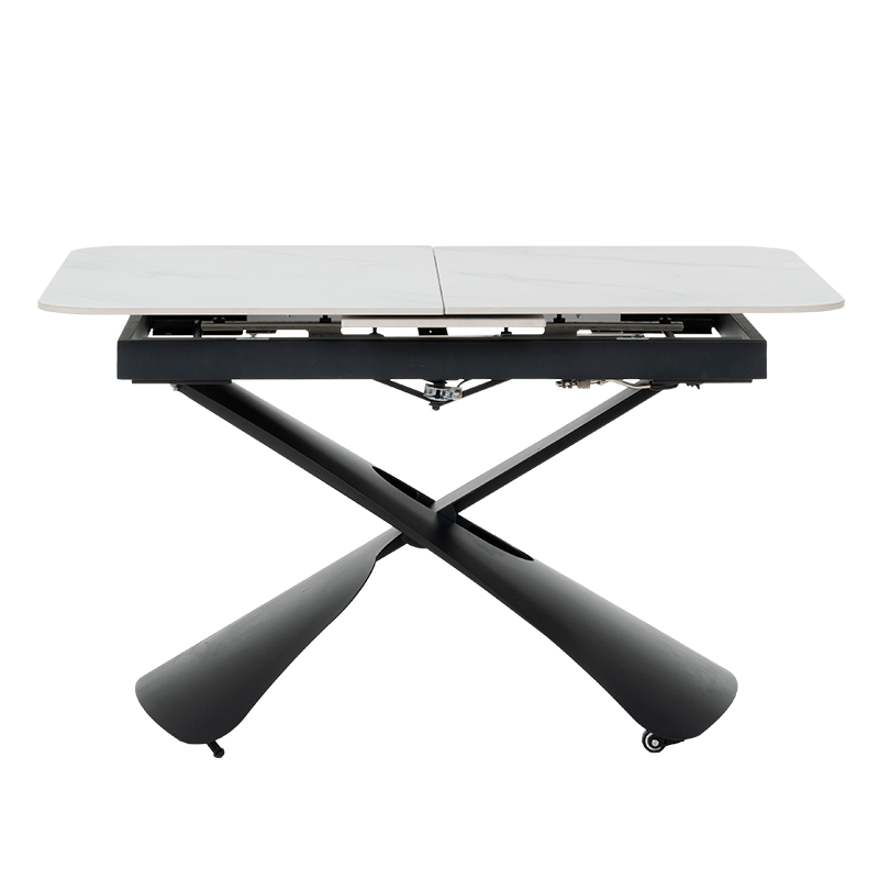 Разтегателна маса с повдигащ механизъм CAGUA - бяла