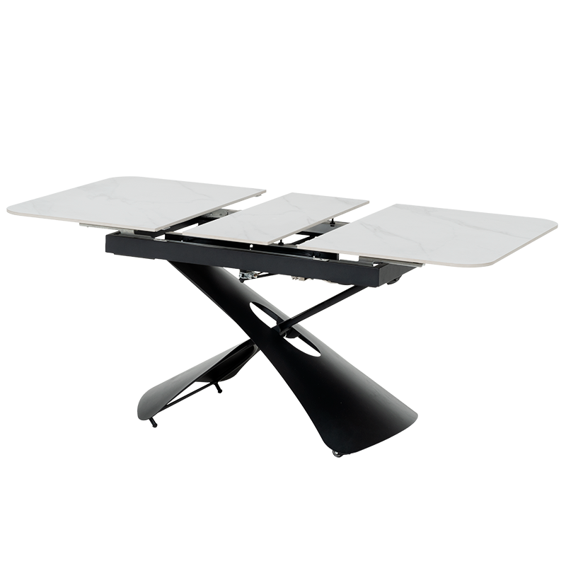 Разтегателна маса с повдигащ механизъм CAGUA - бяла