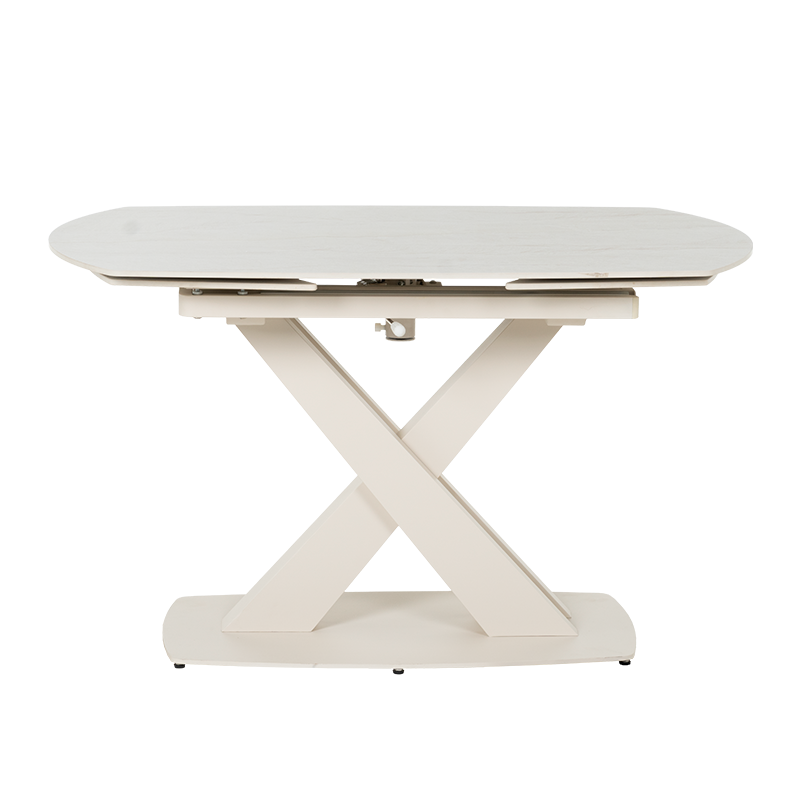 Разтегателна трапезна маса MATEO - крем
