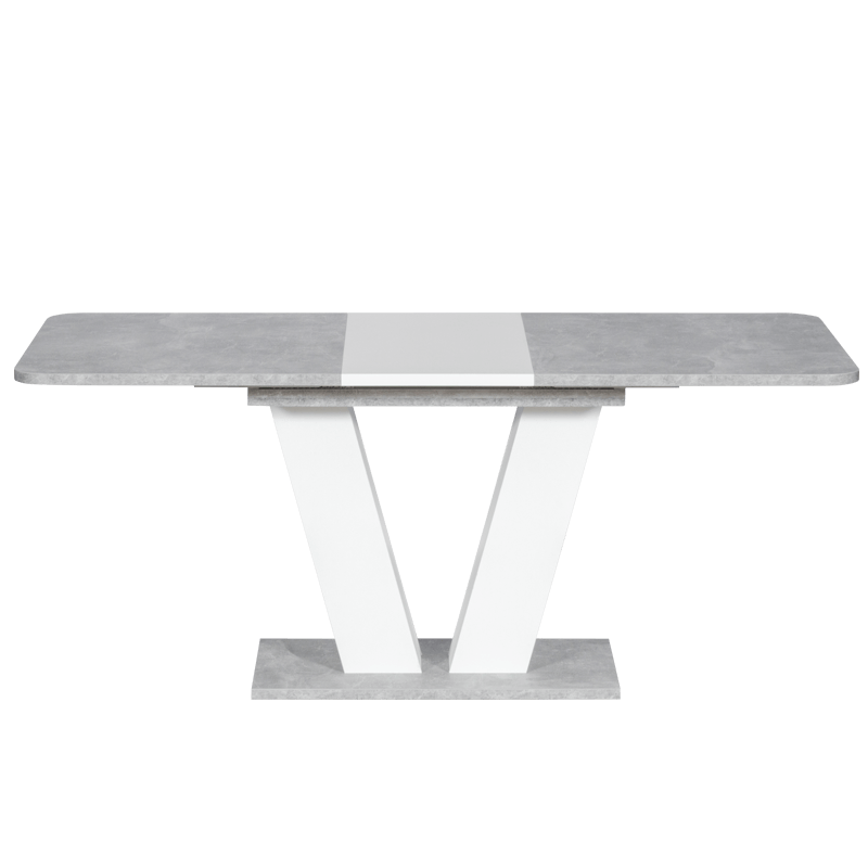 Разтегателна трапезна маса ALARA - бяла