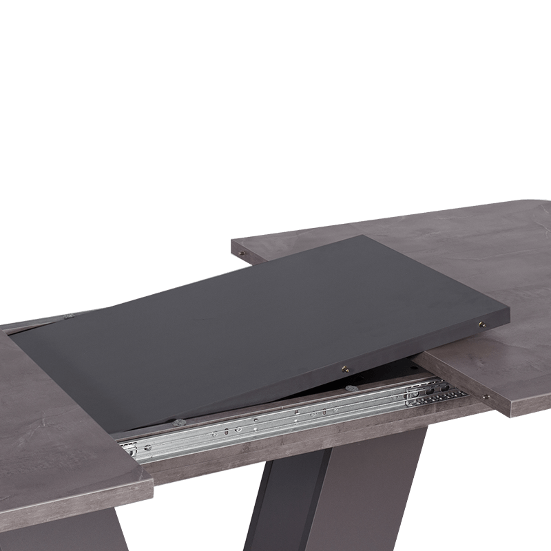 Разтегателна трапезна маса ALARA - тъмносива