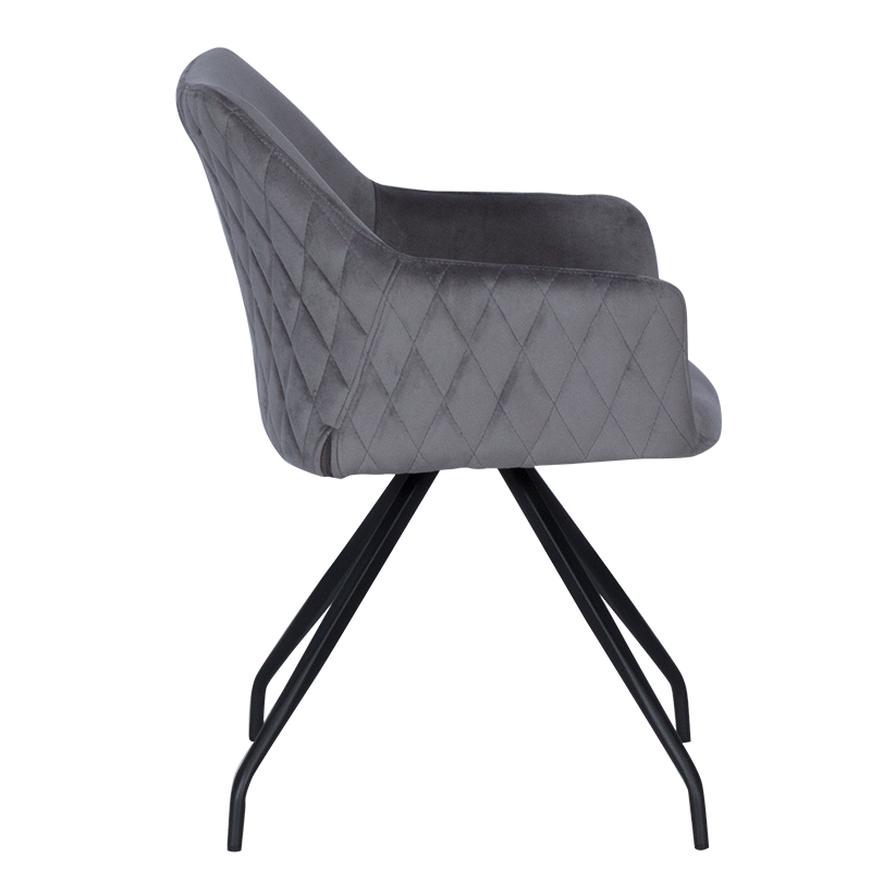 Трапезен стол KENDAL - тъмносив BF 2