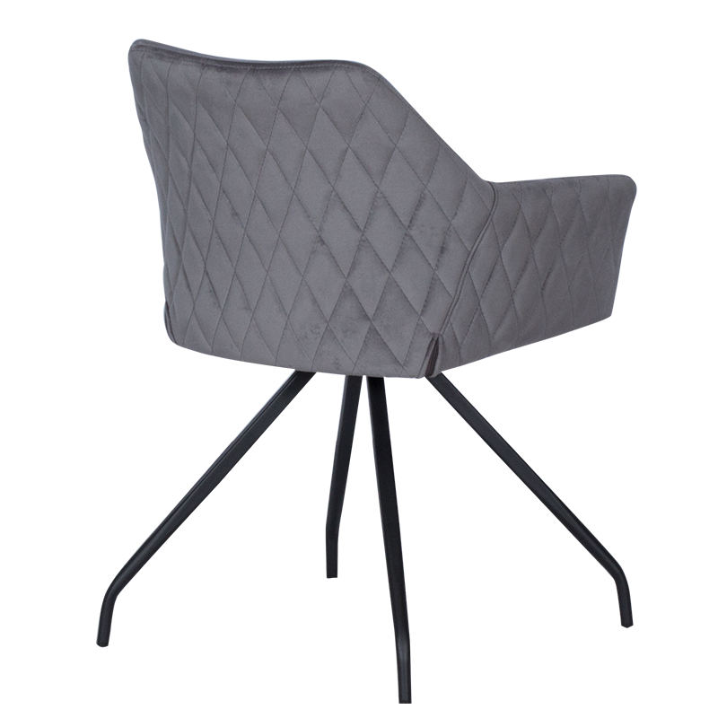 Трапезен стол KENDAL - тъмносив BF 2