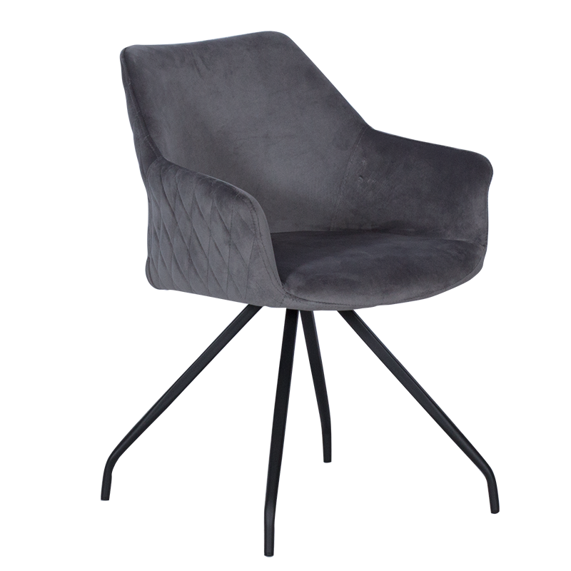 Трапезен стол KENDAL - тъмносив BF 2