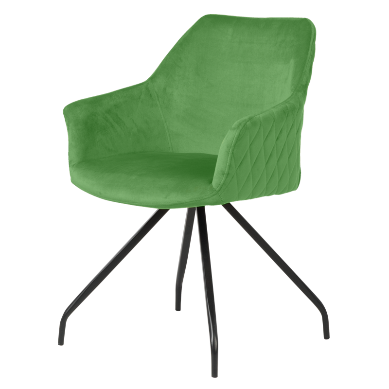 Трапезен стол KENDAL - светлозелен BF 2