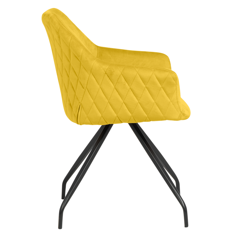 Трапезен стол KENDAL - жълт BF 2