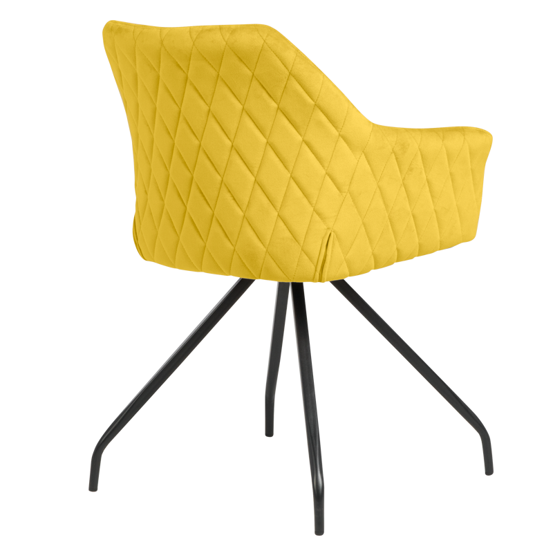 Трапезен стол KENDAL - жълт BF 2