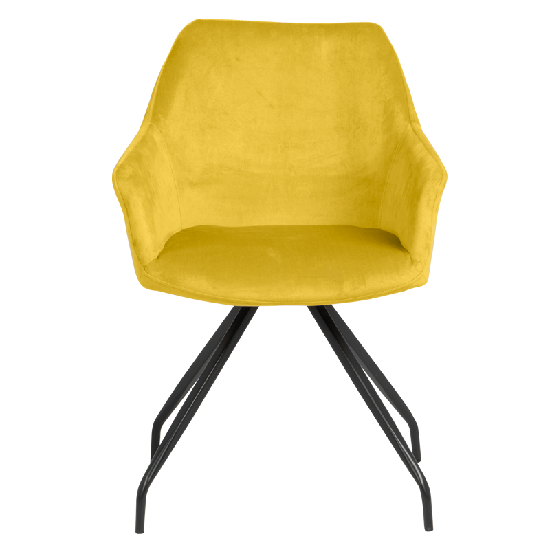 Трапезен стол KENDAL - жълт BF 2