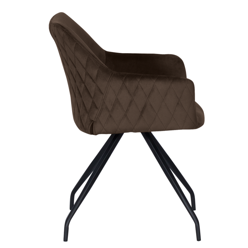 Трапезен стол KENDAL - кафяв BF 2