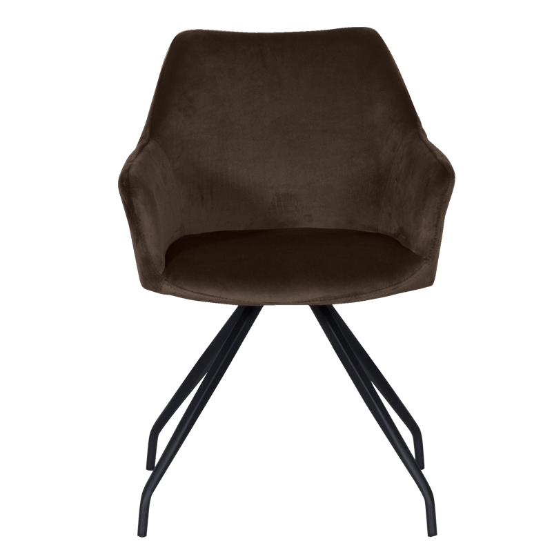 Трапезен стол KENDAL - кафяв BF 2