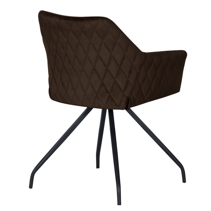 Трапезен стол KENDAL - кафяв BF 2