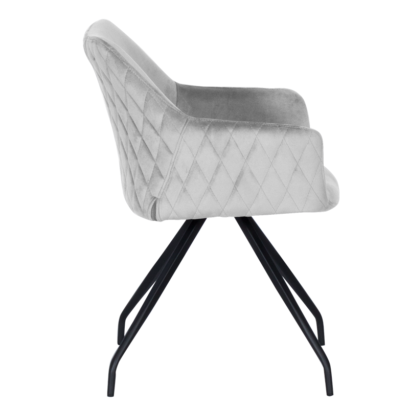 Трапезен стол KENDAL - светлосив BF 2