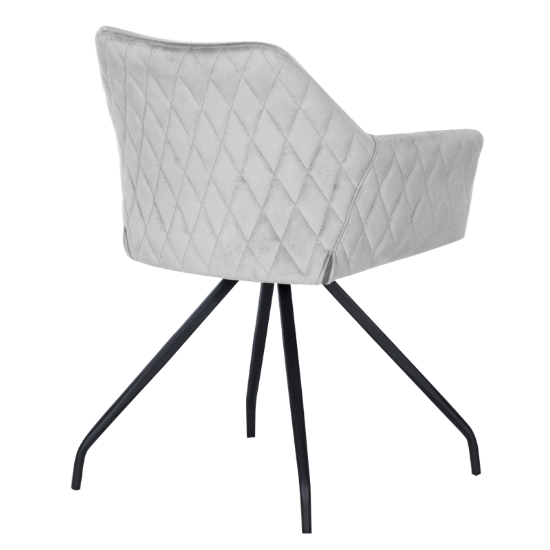 Трапезен стол KENDAL - светлосив BF 2