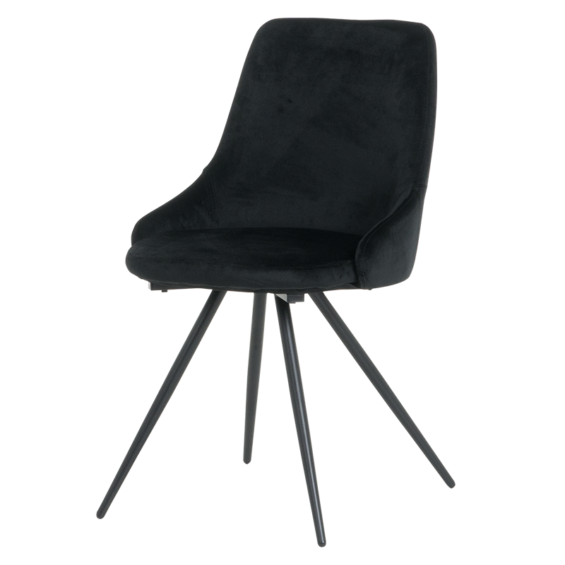 Трапезен стол NEWPORT - черен BF 2