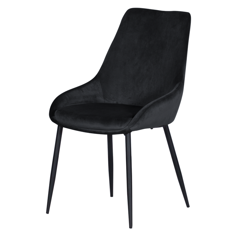 Трапезен стол HEDON - черен BF 2