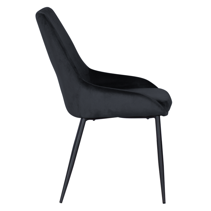 Трапезен стол HEDON - черен BF 2