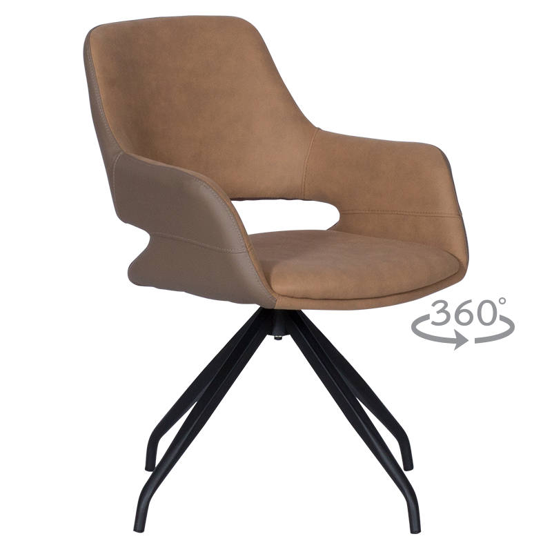 Трапезен стол WINSLOW -  златно кафяв SF 2