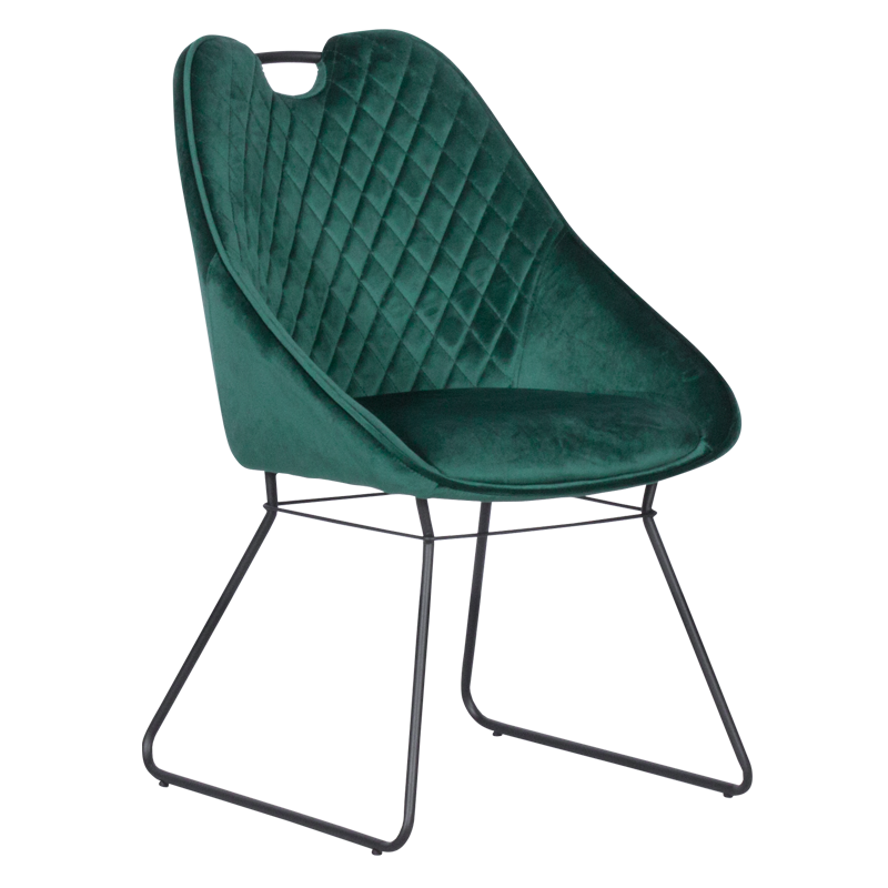 Трапезен стол GEDLING - тъмнозелен BF 2