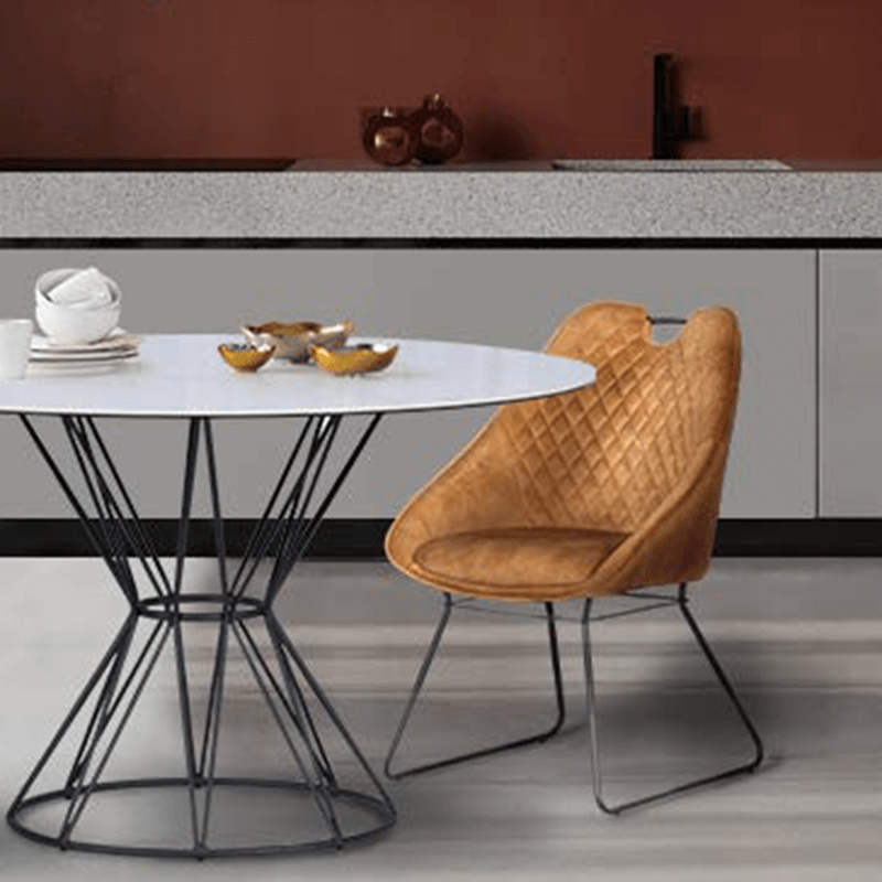 Трапезен стол GEDLING - оранжев MJ 1