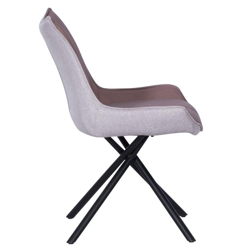 Трапезен стол HALTON - кафяв DX-035