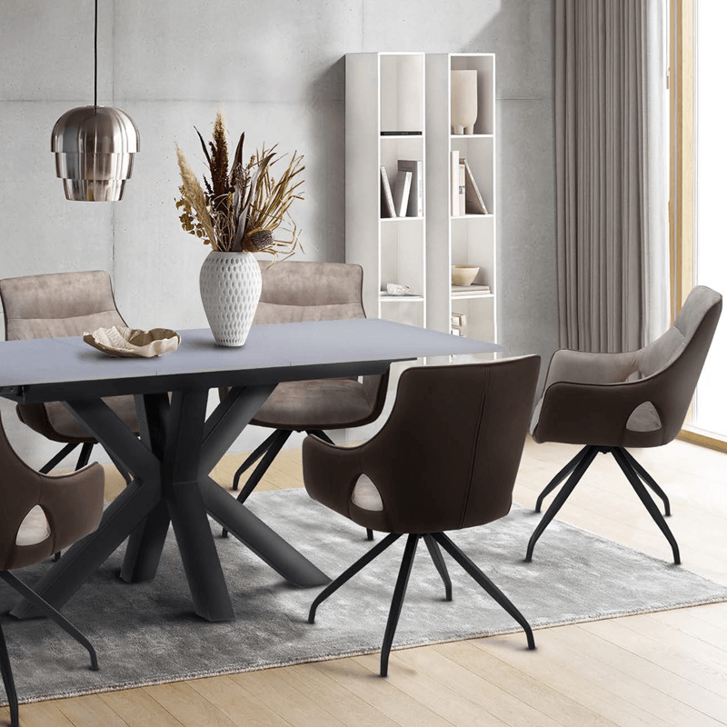 Трапезен стол DUDLEY - бежов MJ 1