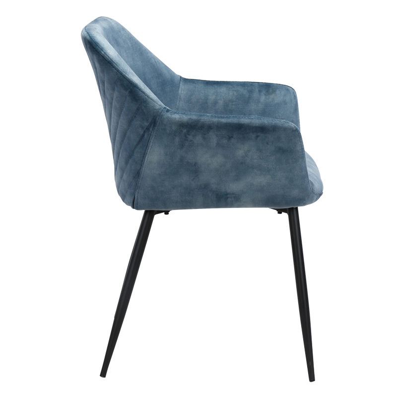 Трапезен стол TIPTON - син MJ 1