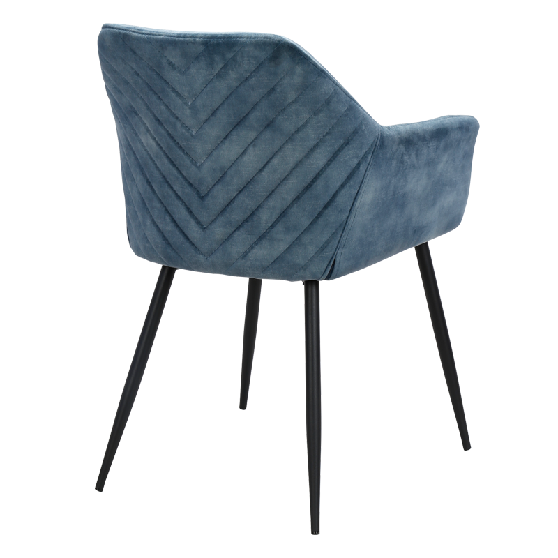 Трапезен стол TIPTON - син MJ 1