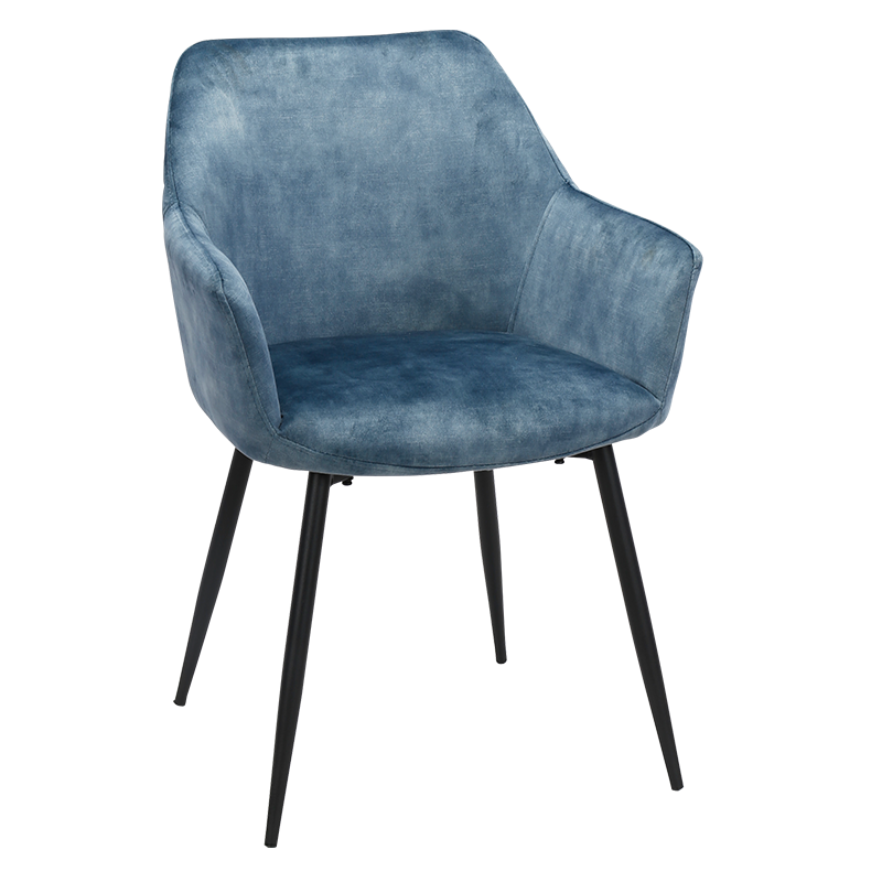 Трапезен стол TIPTON - син MJ 1