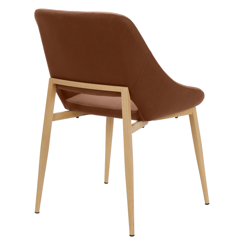 Трапезен стол LUTON - светлокафяв 7