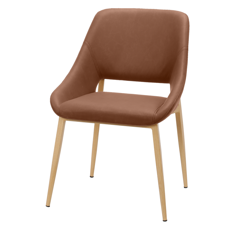 Трапезен стол LUTON - светлокафяв 7