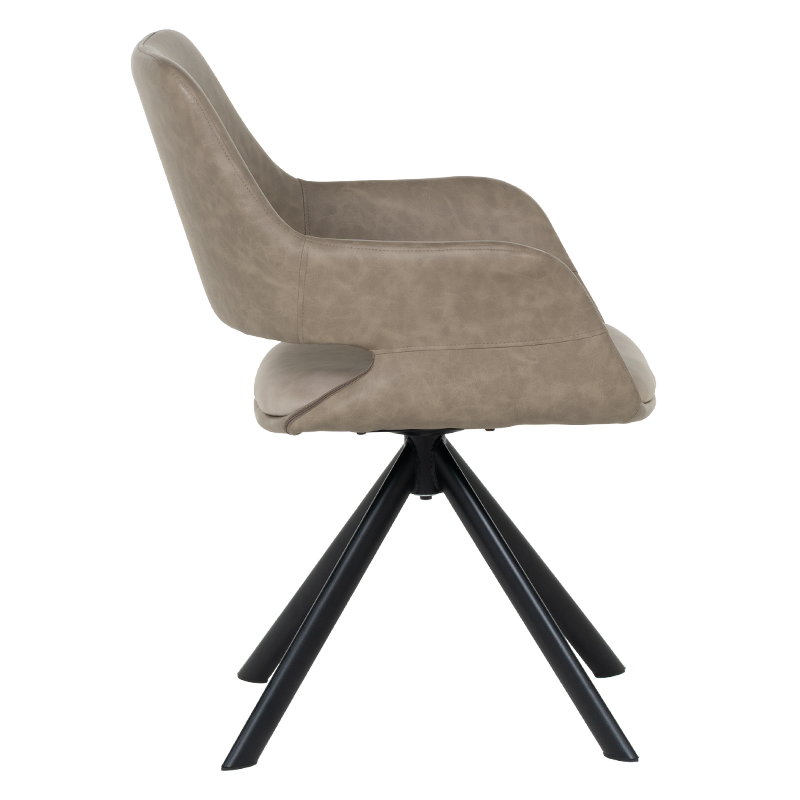 Трапезен стол DEVON - светлобежов SF 2