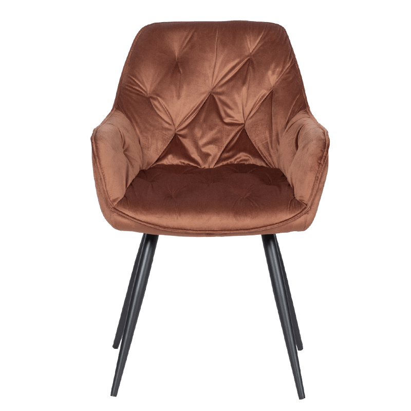 Трапезен стол LATINA - светлокафяв