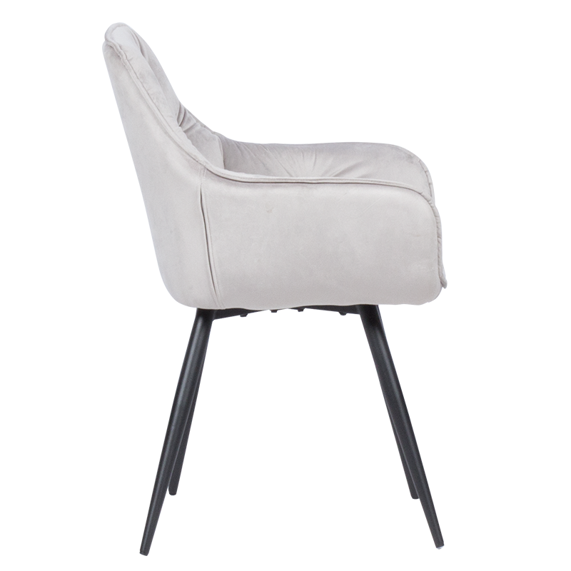 Трапезен стол LATINA - светлосив