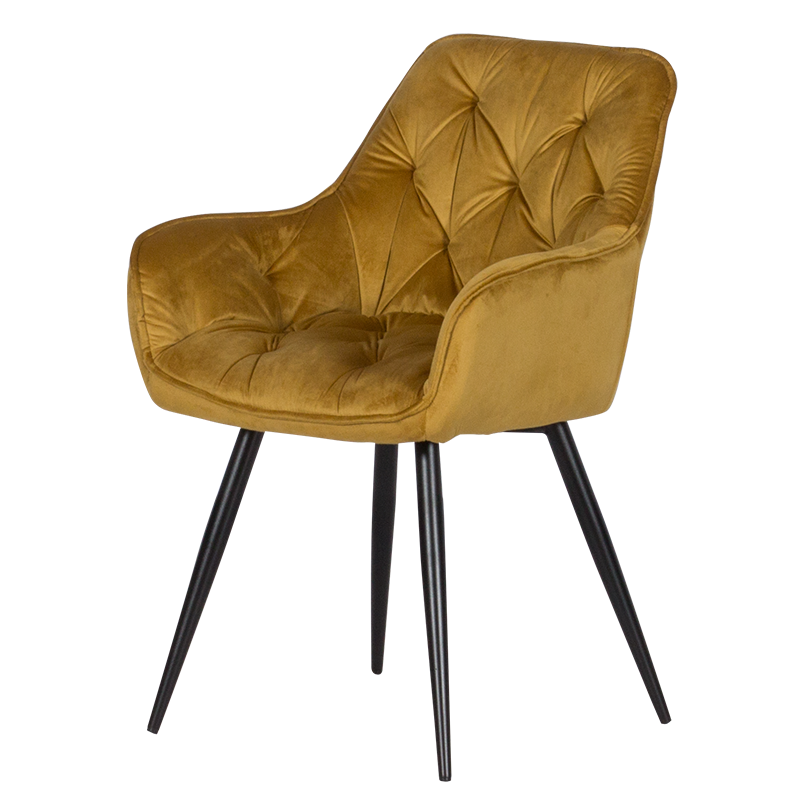 Трапезен стол LATINA - жълт