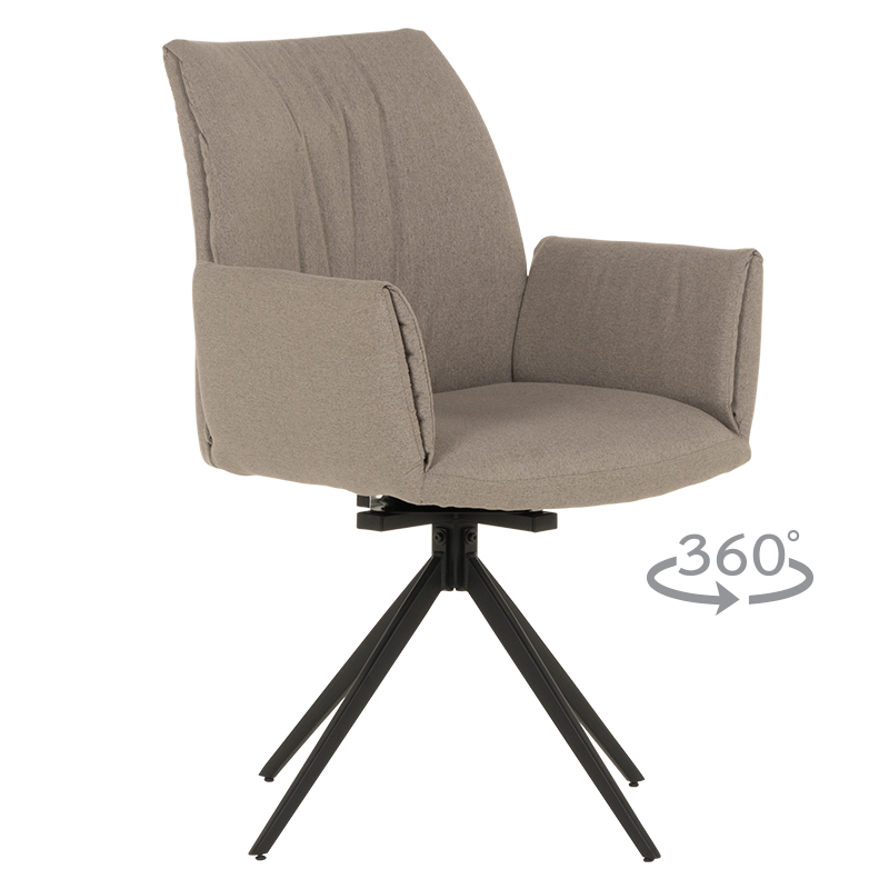 Трапезен стол COMO - бежов