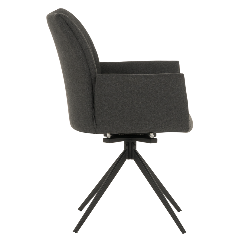 Трапезен стол COMO - тъмносив