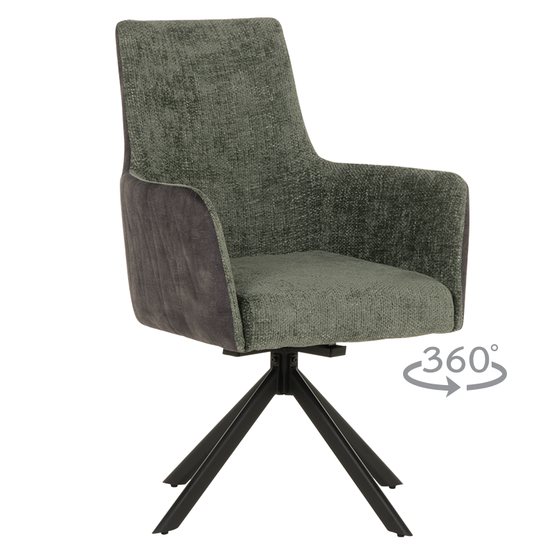 Трапезен стол CAPRI - зелен