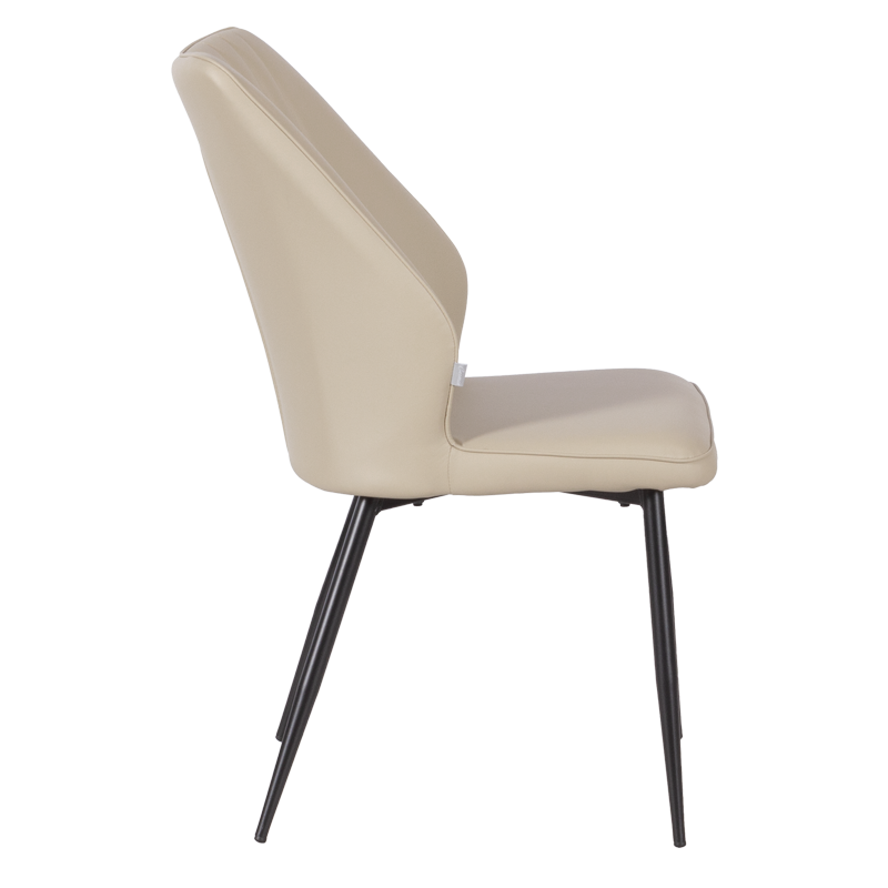 Трапезен стол LAREDO Y еко кожа - крем 79