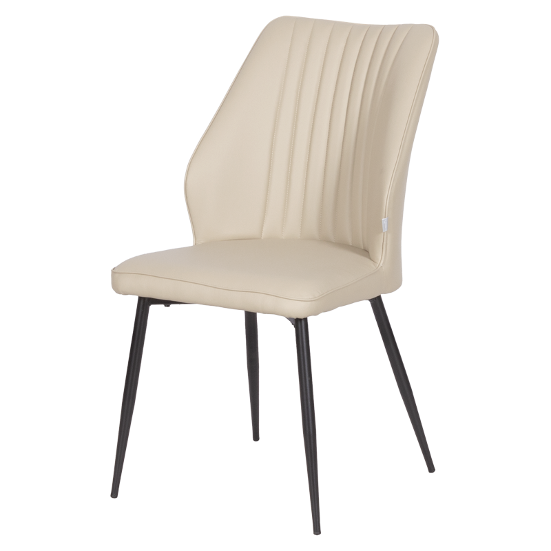 Трапезен стол LAREDO Y еко кожа - крем 79