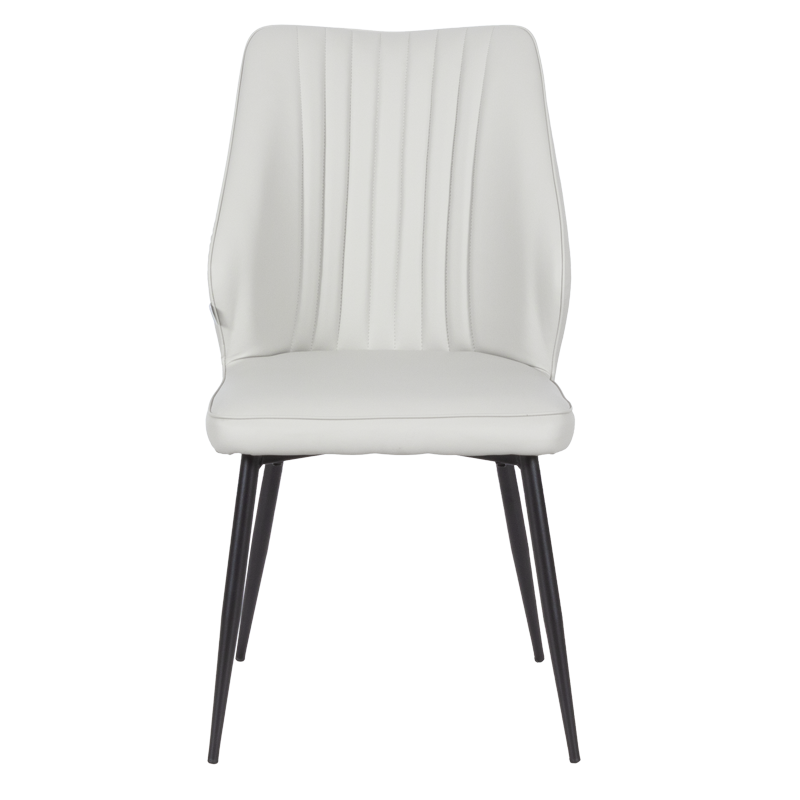 Трапезен стол LAREDO Y еко кожа - светлосив 29