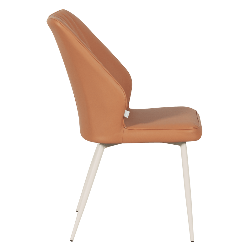 Трапезен стол LAREDO 1 Y силиконова кожа - тъмнооранжев 20