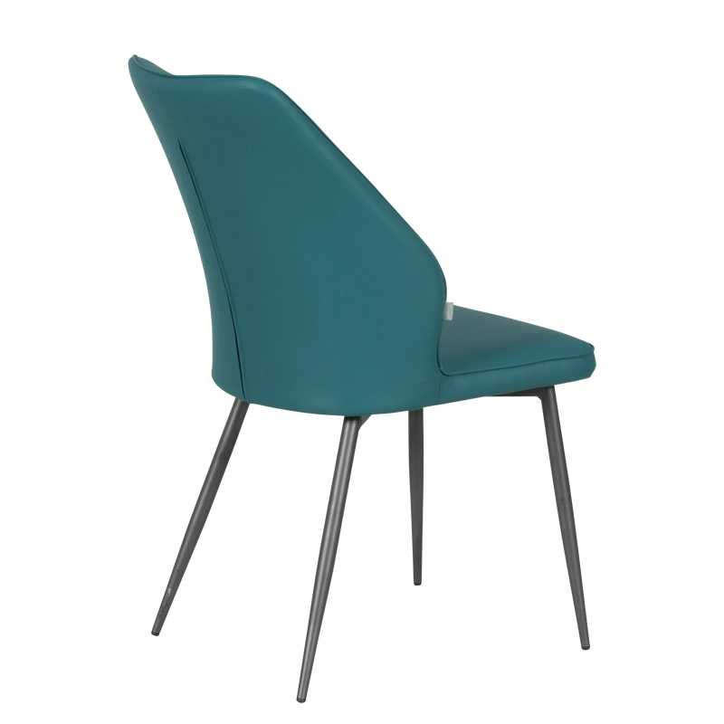 Трапезен стол LAREDO 2 Y силиконова кожа - син 31