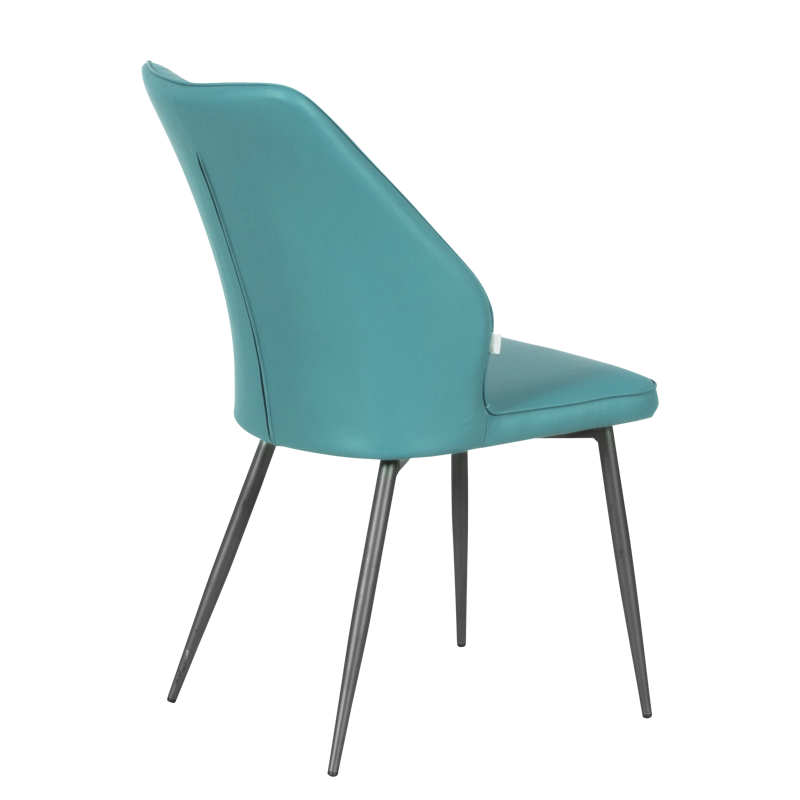 Трапезен стол LAREDO 2 Y силиконова кожа - аквамарин 25