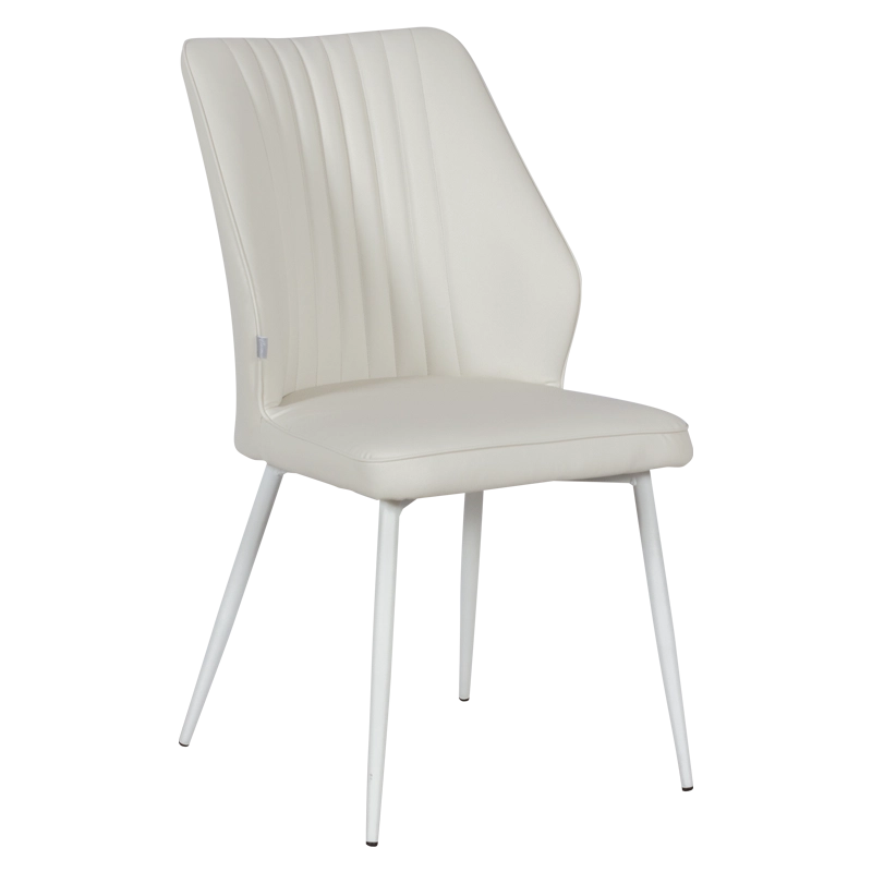 Трапезен стол LAREDO 3 Y силиконова кожа - шампанско 02