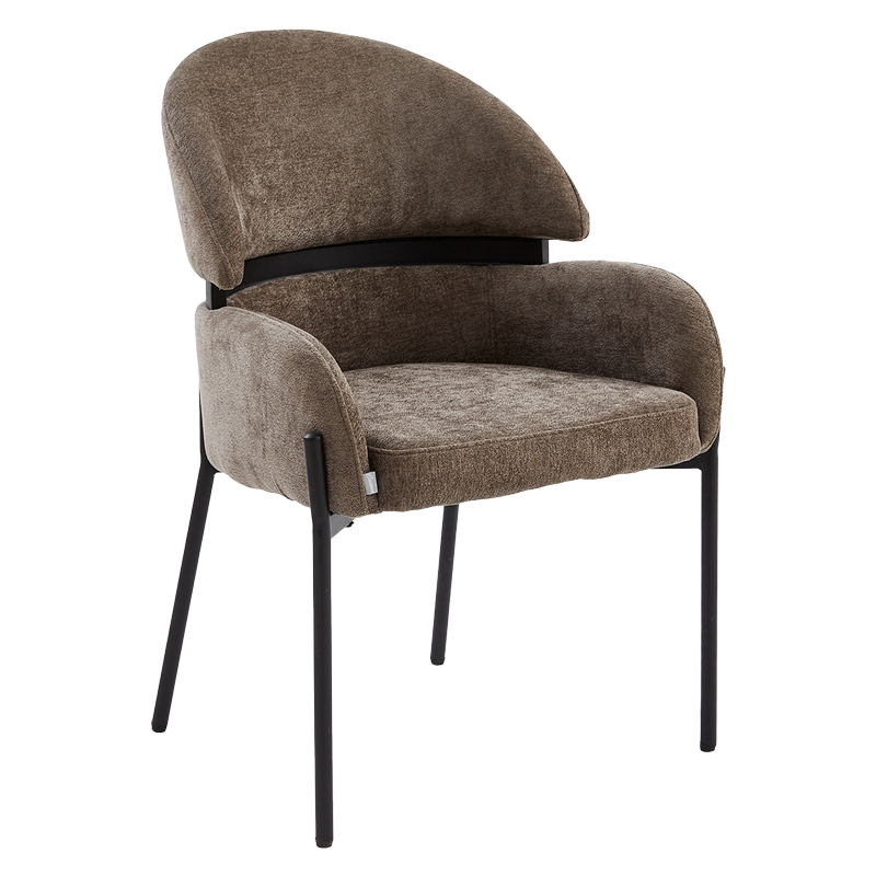 Трапезен стол ASTI - кафяв