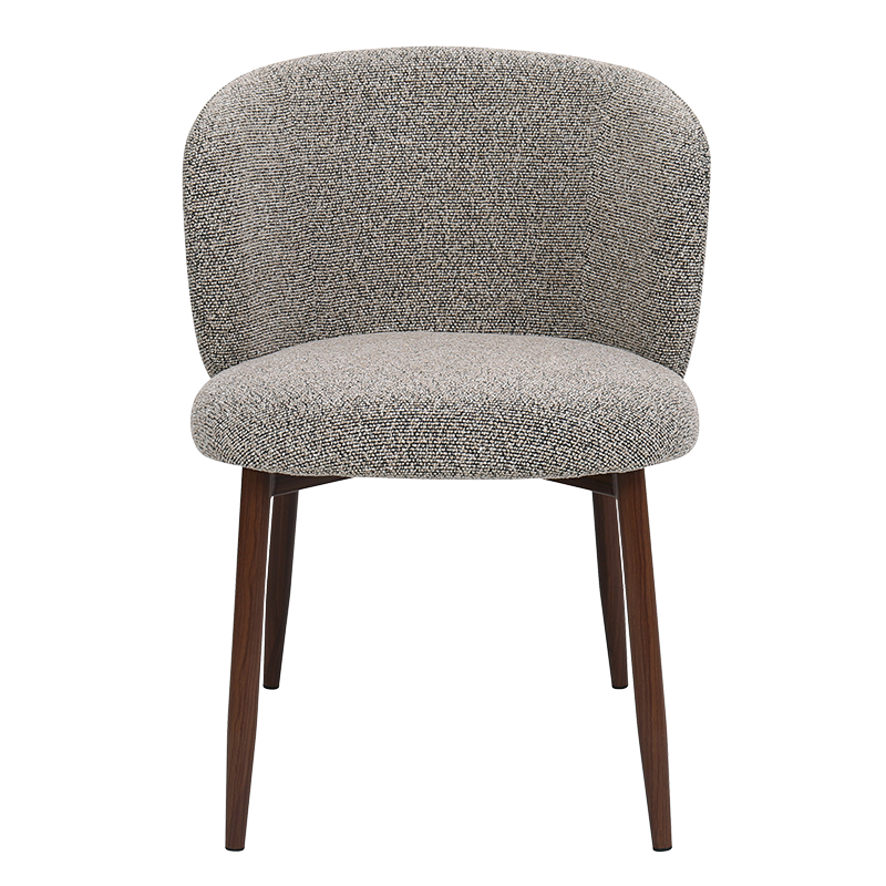 Трапезен стол LETEN - черен-кафяв 170 WAL